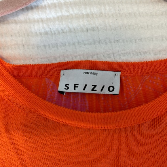 Sfizio Studio gorgeous flowy orange and pink top - Picture 3 of 6